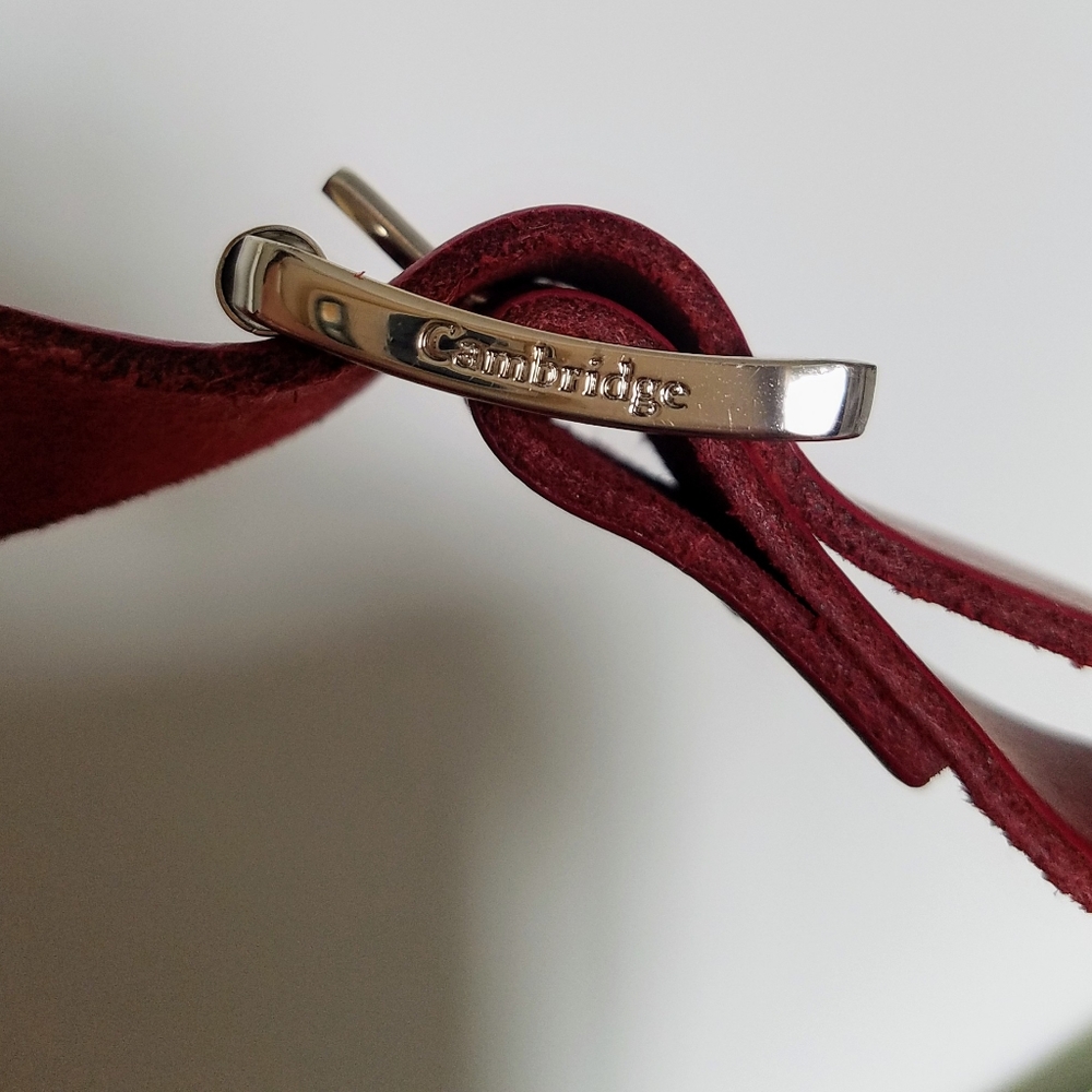 15 inch Classic Satchel in Leather - Oxblood - Picture 5 of 8